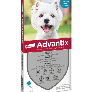 Advantix Spot On 6 Pipette 4-10Kg