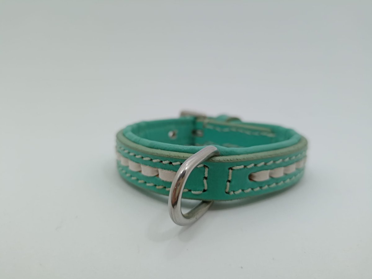 Collare Amelia Pet in Cuoio con Doppio Ricamo - immagine 7