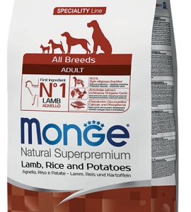 Monge All Breeds Adult Monoprotein Agnello, Riso e Patate