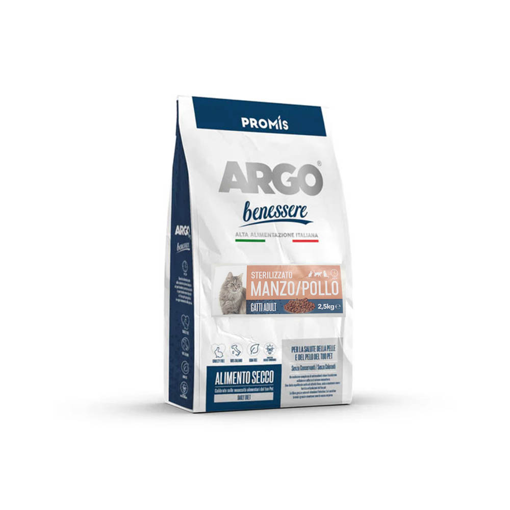 Argo benessere LINEA GATTO ADULTO STERILIZZATO 2,5 Kg