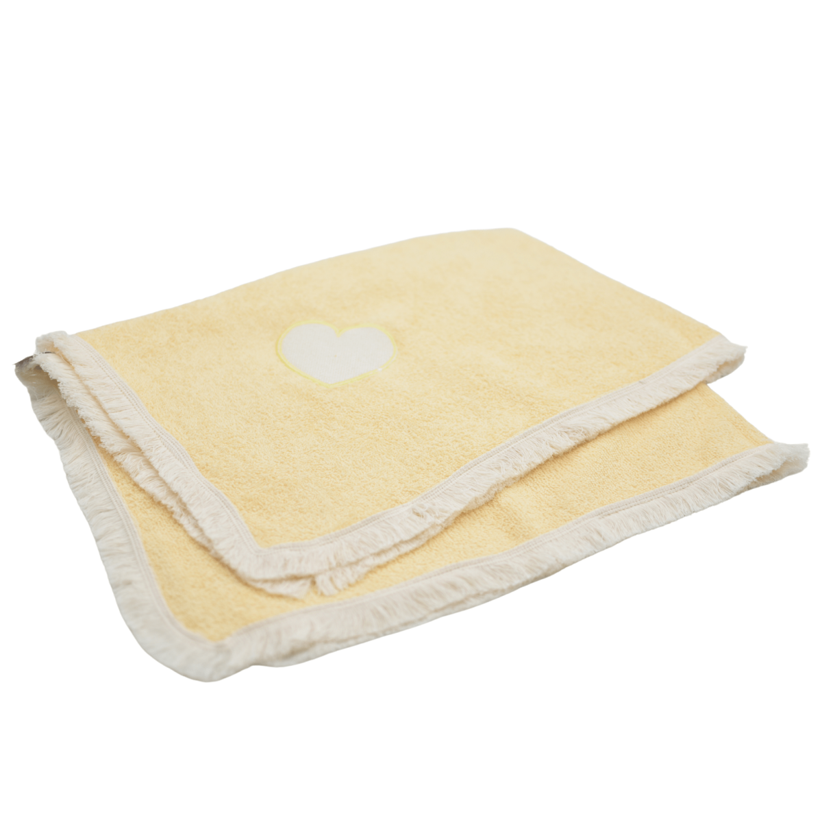 Asciugamano cuori giallo - immagine 3