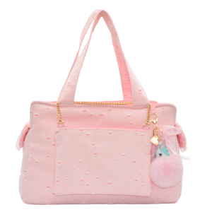 Denim Pink Tote Bag