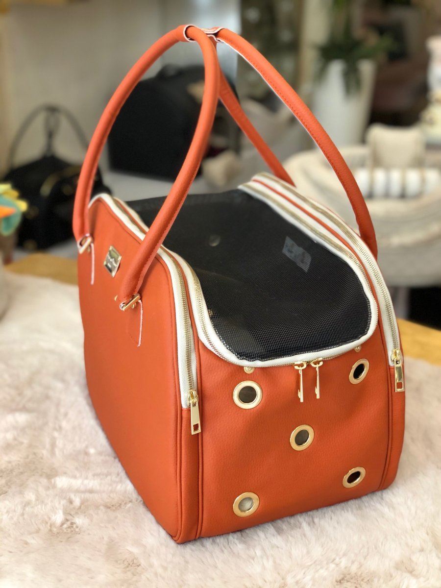 Bowling bag – airplane carrier/travel bag – orange - immagine 3