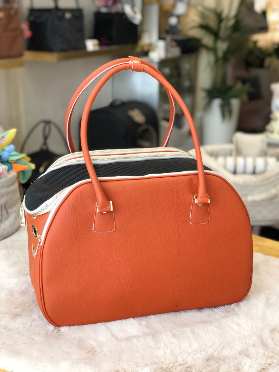 Bowling bag – airplane carrier/travel bag – orange - immagine 4