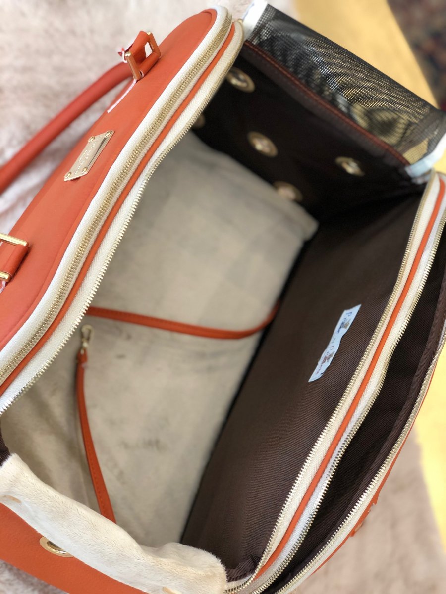 Bowling bag – airplane carrier/travel bag – orange - immagine 5