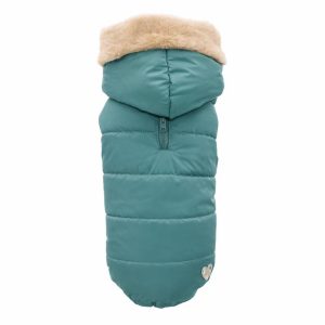 Winter down jacket hoodie Menta