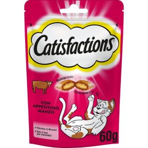 Catisfactions Snack per Gatto Gusto Manzo