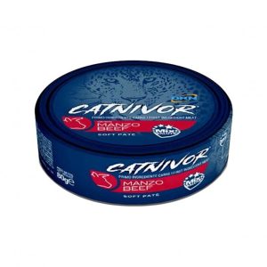 DRN Catnivor Soft Patè per Gatto Adulto Gusto Manzo 80 gr