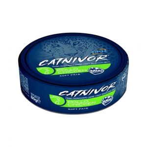 DRN Catnivor Soft Patè per Gatto Adulto Gusto Pollo 80 gr