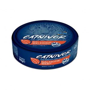 DRN Catnivor Soft Patè per Gatto Adulto Gusto Salmone 80 gr