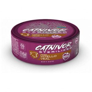 DRN Catnivor Soft Patè per Gatto Sterilizzato Gusto Vitello 80 gr