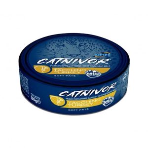DRN Catnivor Soft Patè per Gatto Adulto Gusto Tacchino 80 gr