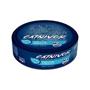 DRN Catnivor Soft Patè per Gatto Adulto Gusto Trota 80 gr