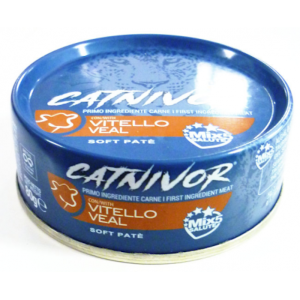 DRN Catnivor Soft Patè per Gatto Adulto Gusto Vitello 80 gr