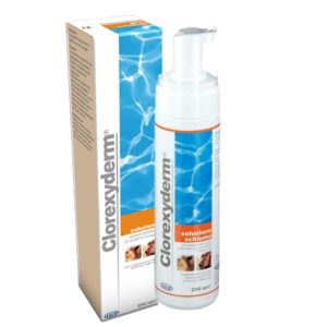 ICF Clorexyderm Soluzione Schiuma Dermatologica Cane e Gatto 200 ml