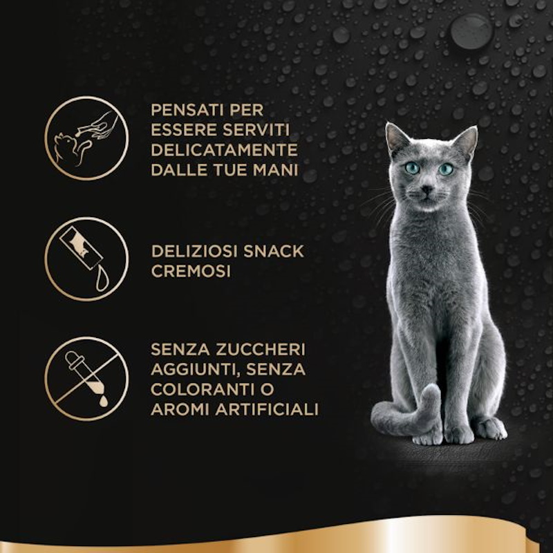 Sheba Creamy Snacks per Gatto Gusto Salmone Multipack 4×12 gr - immagine 4