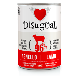 Disugual Adult Grain Free Patè Monoproteico per Cane Gusto Agnello