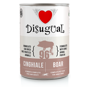 Disugual Adult Grain Free Patè Monoproteico per Cane Gusto Cinghiale