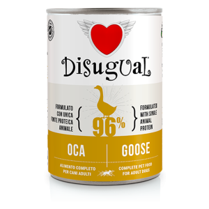 Disugual Adult Grain Free Patè Monoproteico per Cane Gusto Oca