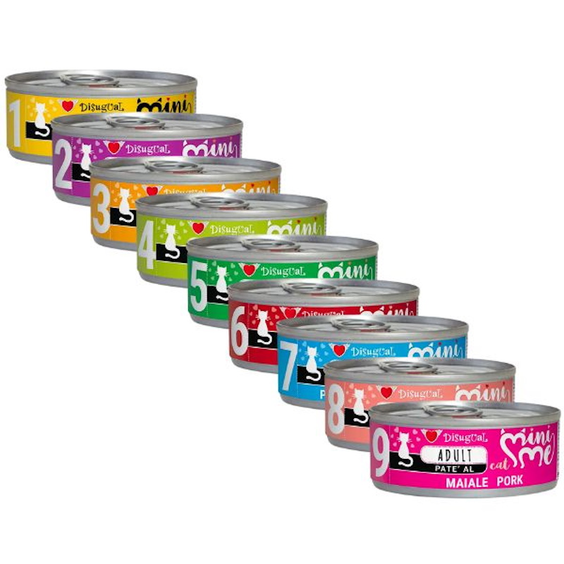 Disugual Mini Me Adult Patè per Gatto Adulto Gusto Salmone 85 gr - immagine 3