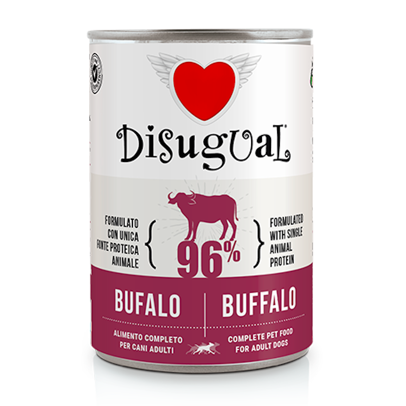 Disugual Adult Grain Free Patè Monoproteico per Cane Gusto Bufalo - immagine 2