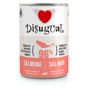 Disugual Adult Grain Free Patè Monoproteico per Cane Gusto Salmone