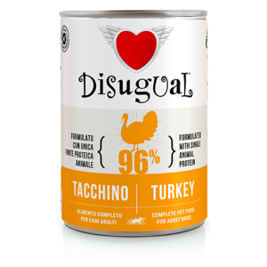 Disugual Adult Grain Free Patè Monoproteico per Cane Gusto Tacchino