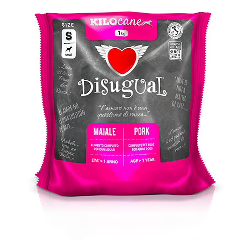 Disugual Crocchette per Cane Adulto Gusto Maiale Small