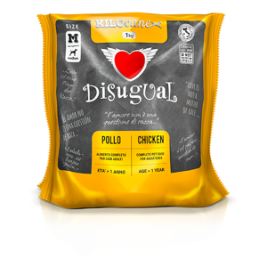 Disugual Crocchette per Cane Adulto Gusto Pollo Medium