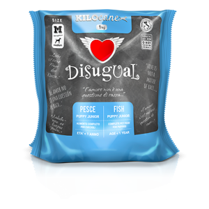 Disugual Puppy Crocchette per Cuccioli Gusto Pesce Medium