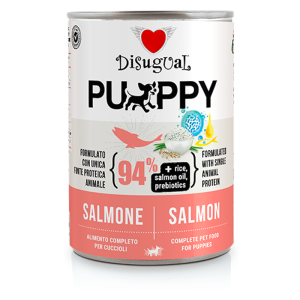 Disugual Puppy Patè per Cuccioli Gusto Salmone