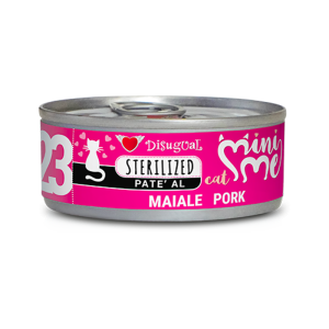 Disugual Mini Me Sterilized Patè per Gatti Sterilizzati Gusto Maiale 85 gr
