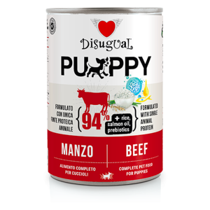 Disugual Puppy Patè per Cuccioli Gusto Manzo