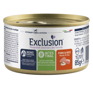 Exclusion Diet Intestinal Patè Gatto Maiale e Riso 85 gr