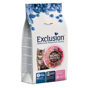 Exclusion Kitten Crocchette per Gattini Gusto Pollo