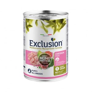 Exclusion Patè Puppy per Cuccioli All Breed Gusto Pollo