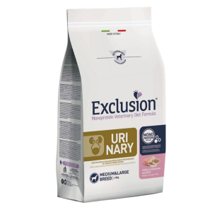 Exclusion Diet Cane Urinary Medium/Large Breed Maiale Sorgo e Riso