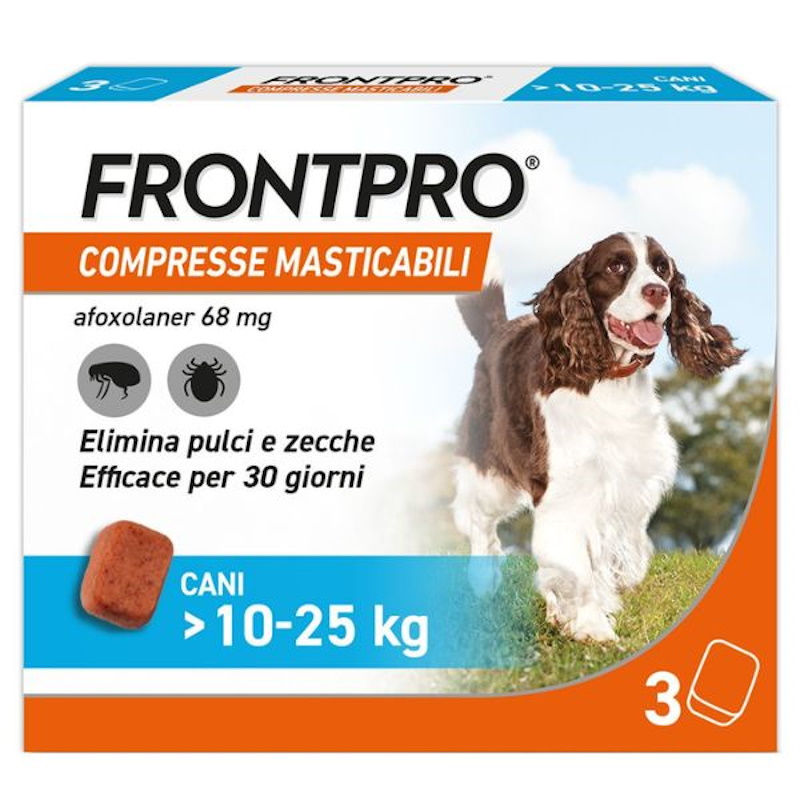 FrontPro Compresse Antiparassitarie per Cane Taglia Media 10-25 kg - immagine 2