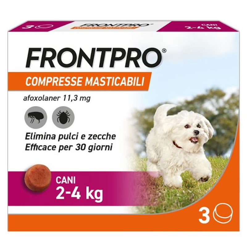 FrontPro Compresse Antiparassitarie per Cane Mini 2-4 kg - immagine 2