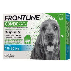 Frontline Combo Antiparassitario per Cane da 10 kg a 20 kg