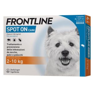 Frontline Antiparassitario Spot-On per Cane 2-10 kg
