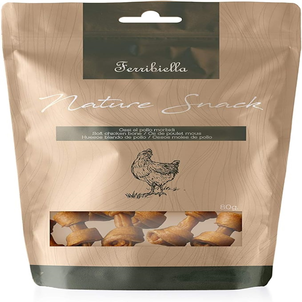 Ferribiella Nature Snack Cane Ossi di Pollo Morbidi 80 gr - immagine 2