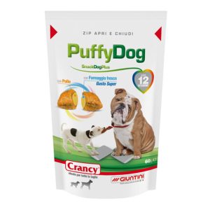 Giuntini Snack per Cani di tutte le Taglie Crancy Puffy Dog 60 gr