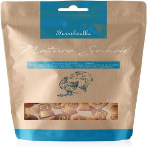 Ferribiella Nature Snack Cane Bocconcini Pollo e Merluzzo 80 gr