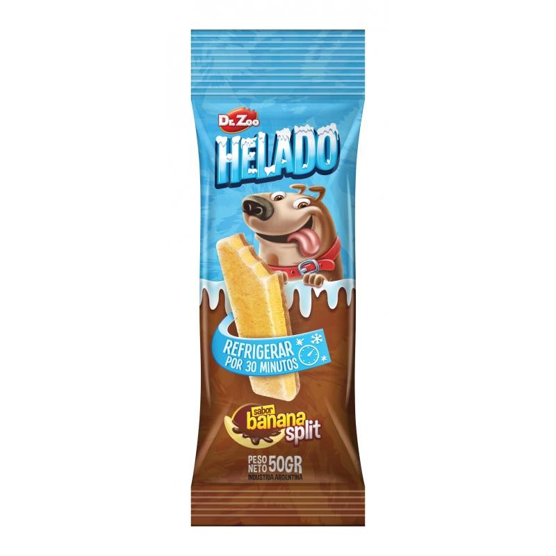 Dr. Zoo Helado Gelato per Cane Gusto Banana e Nocciola 50 gr - immagine 2