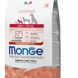 Monge Puppy & Junior Mini Monoprotein Salmone e Riso