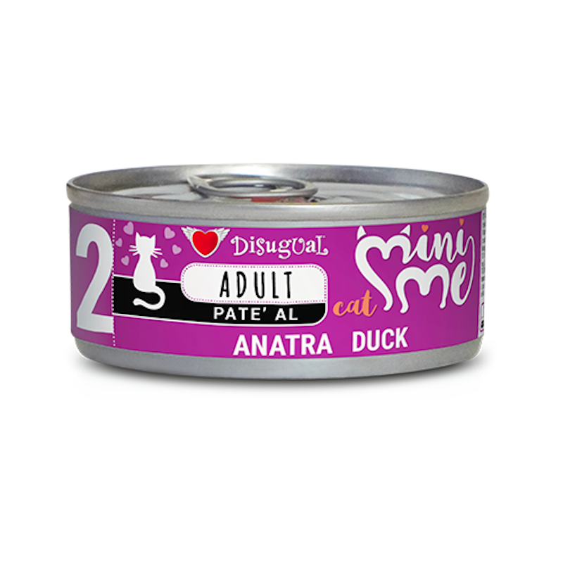 Disugual Mini Me Adult Patè per Gatto Adulto Gusto Anatra 85 gr - immagine 2