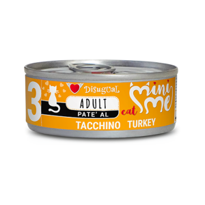 Disugual Mini Me Adult Patè per Gatto Adulto Gusto Tacchino 85 gr