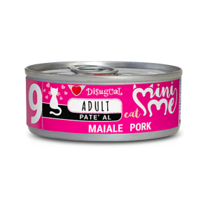 Disugual Mini Me Adult Patè per Gatto Adulto Gusto Maiale 85 gr