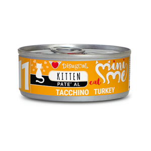 Disugual Mini Me Kitten Patè per Gattini Gusto Tacchino 85 gr